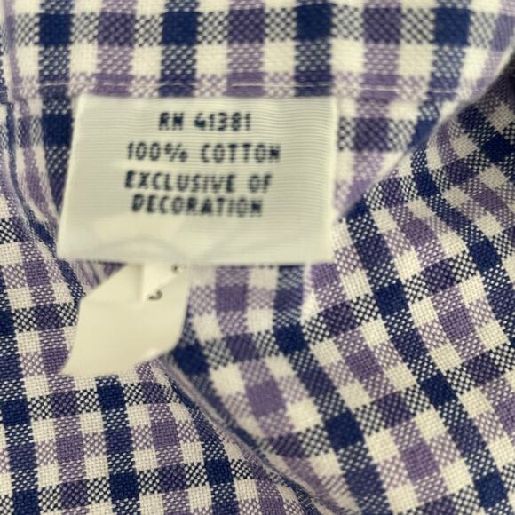 Ralph‎ Lauren Mens Shirt L Checked Plaid Button Up Preppy Travel Office Casual - Picture 9 of 12